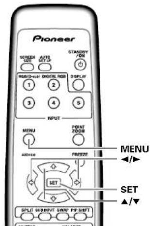 PIONEER PDP425CMX - Automatic input switching (AUTO FUNCTION) - 1