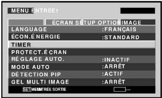 PIONEER PDP425CMX - Activation du réglage HEURE - 3