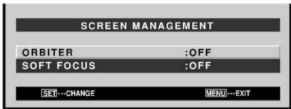 PIONEER PDP425CMX - Setting the ORBITER - 6