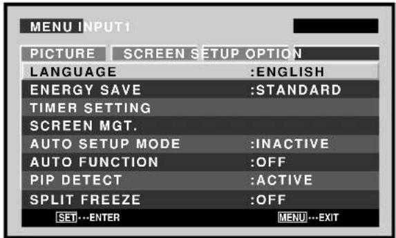 PIONEER PDP425CMX - Setting the subscreen mode (PIP DETECT) - 4
