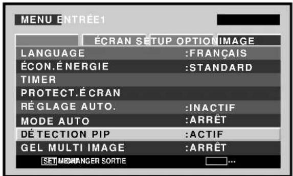 PIONEER PDP425CMX - Réglage du mode de sous-écran (détection PIP) - 3