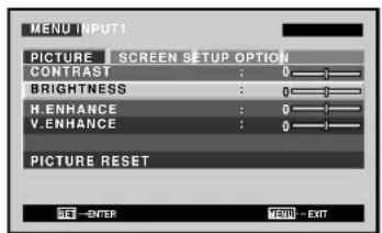 PIONEER PDP425CMX - PICTURE/SCREEN Adjustment - 4