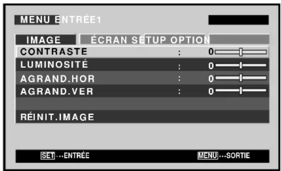 PIONEER PDP425CMX - Exemples d'affichage de menu - 1
