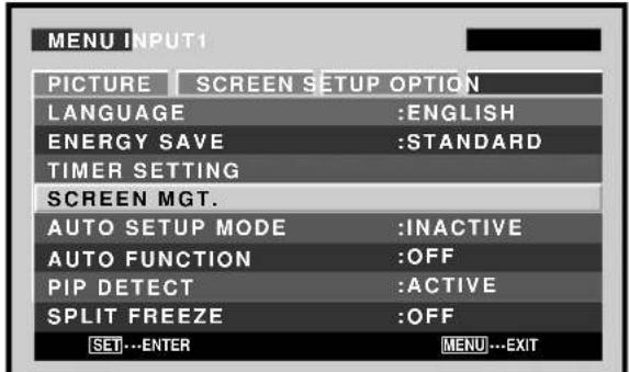 PIONEER PDP425CMX - Setting the ORBITER - 5