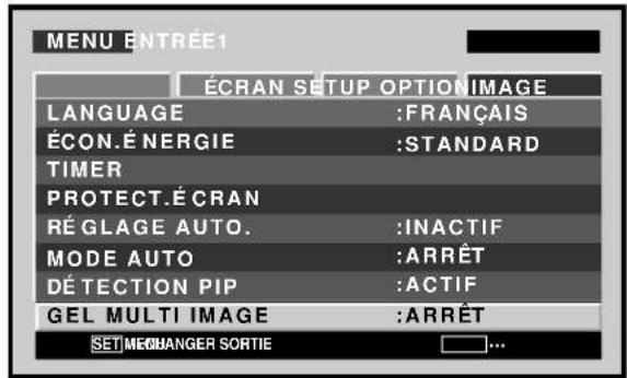 PIONEER PDP425CMX - Réglage de l'écran de mémo (GEL MULTI IMAGE) - 3