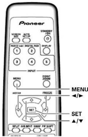 PIONEER PDP425CMX - PICTURE adjustment - 1