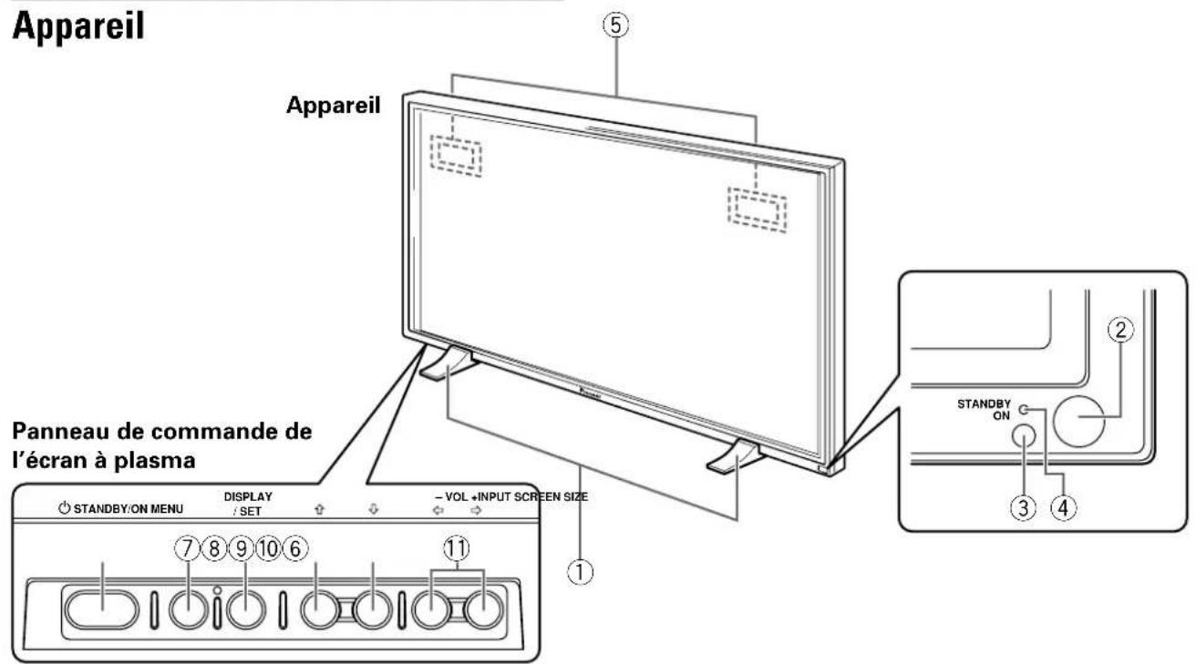 PIONEER PDP425CMX - Vérification des accessoires fournis - 13