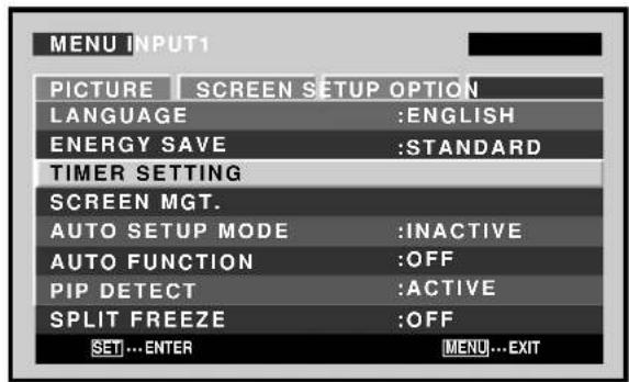 PIONEER PDP425CMX - Activating the PROGRAM TIMER - 5