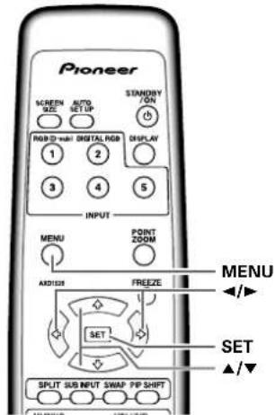PIONEER PDP425CMX - Setting the timer (TIMER SETTING) - 1