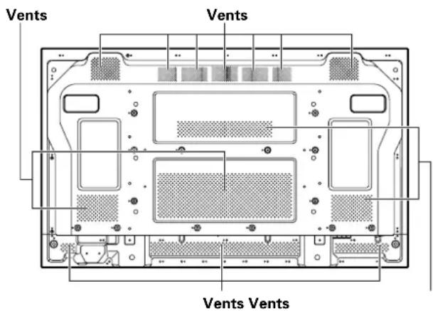 PIONEER PDP425CMX - Cleaning the vents - 1