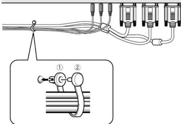 PIONEER PDP425CMX - How to route cables - 1