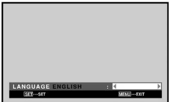 PIONEER PDP425CMX - Setting the onscreen display language - 7