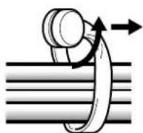 PIONEER PDP425CMX - Pour retirer les colliers rapides - 1