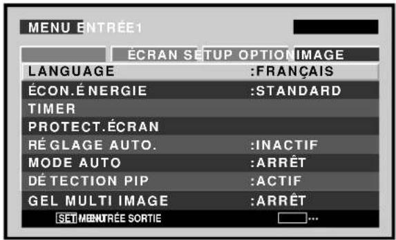 PIONEER PDP425CMX - Réglages d'économie d'énergie (ÉCON. ÉNERGIE) - 2