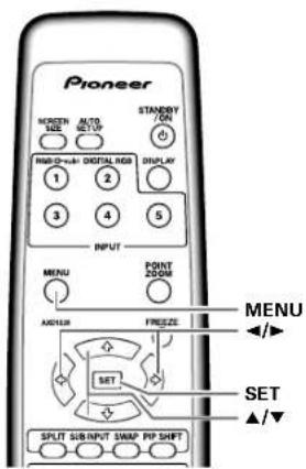 PIONEER PDP507CMX - 接続後の設定 - 1