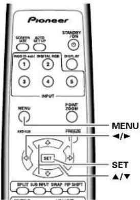 PIONEER PDP507CMX - Réglage de l'heure actuelle (HORLOGE) - 1