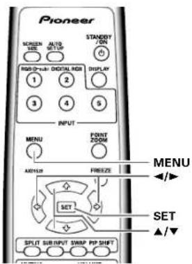 PIONEER PDP507CMX - Commutation d'entrée automatique (MODE AUTO) - 1