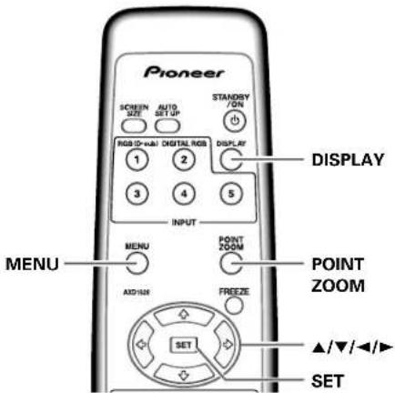 PIONEER PDP507CMX - Enlarging one part of the screen (POINT ZOOM) - 1