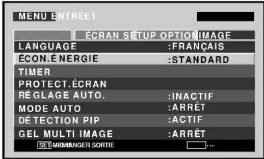 PIONEER PDP507CMX - Réglages d'économie d'énergie (ÉCON. ÉNERGIE) - 5