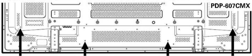 PIONEER PDP507CMX - Fixation des colliers rapides à l'écran à plasma - 2