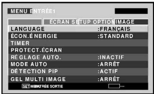 PIONEER PDP507CMX - Réglages d'économie d'énergie (ÉCON. ÉNERGIE) - 4