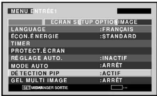 PIONEER PDP507CMX - Réglage du mode de sous-écran (DÉTECTION PIP) - 5