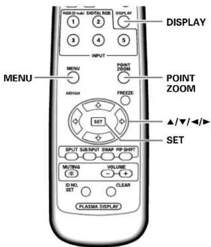 PIONEER PDP507CMX - 画面を部分的に拡大する (POINT ZOOM) - 1
