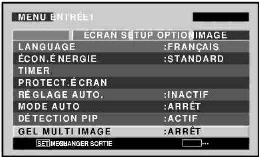PIONEER PDP507CMX - Réglage de l'écran de mémo (GEL MULTI IMAGE) - 5