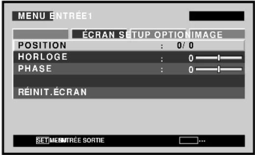 PIONEER PDP507CMX - Utilisez les touches ▲/▼ pour sélectionner le paramètre à régler puis appuyez sur la touche SET. - 1