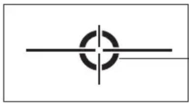 NIKON Coolshot 80i VR - ■ First Target Priority detection sign - 1