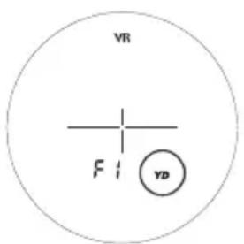 NIKON Arrow ID 7000 VR - Changing the distance display unit (m/YD) (F1) - 1