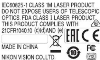 NIKON Arrow ID 7000 VR - Nomenclature/Composition - 2