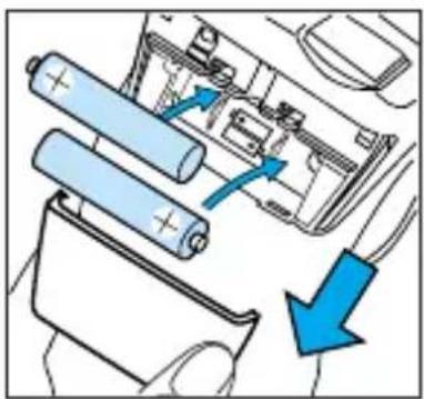 BRAUN PrecisionSensor BP2008 - Batterien einlegen - 1