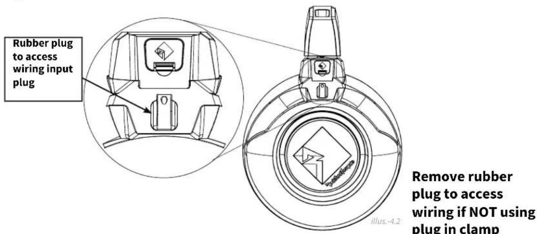 Rockford Fosgate M2WL8H - Outside Clamp Wiring - 1