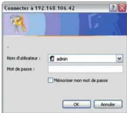 THOMSON 512384 - - ACCÈS À LA CONFIGURATION DE LA CAMÉRA - 2