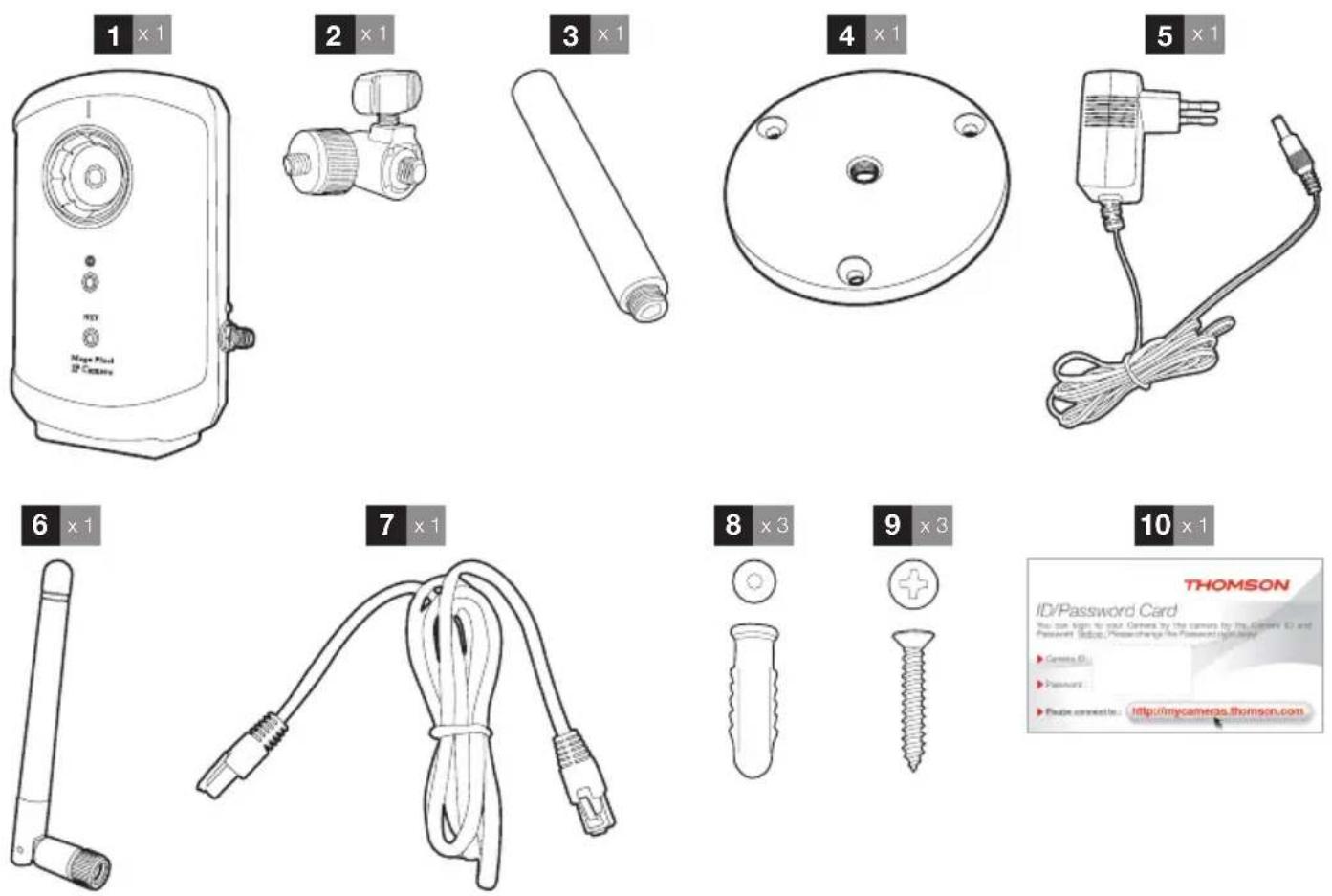 THOMSON 512384 - - CONTENU DU KIT - 1