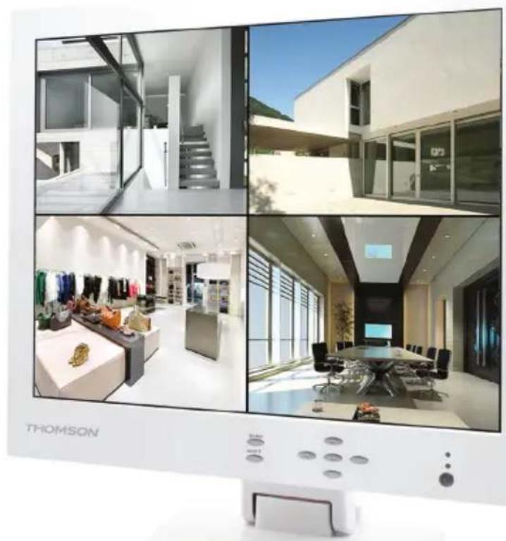 THOMSON 512317 - IT Kit di videosoreglianza a colori IP 17” - 9