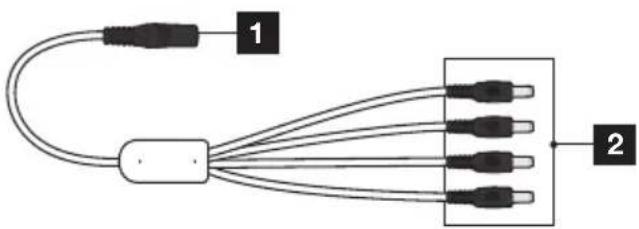 THOMSON 512317 - 6-CABLE D'ALIMENTATION POUR CAMERASVIDEO - 1