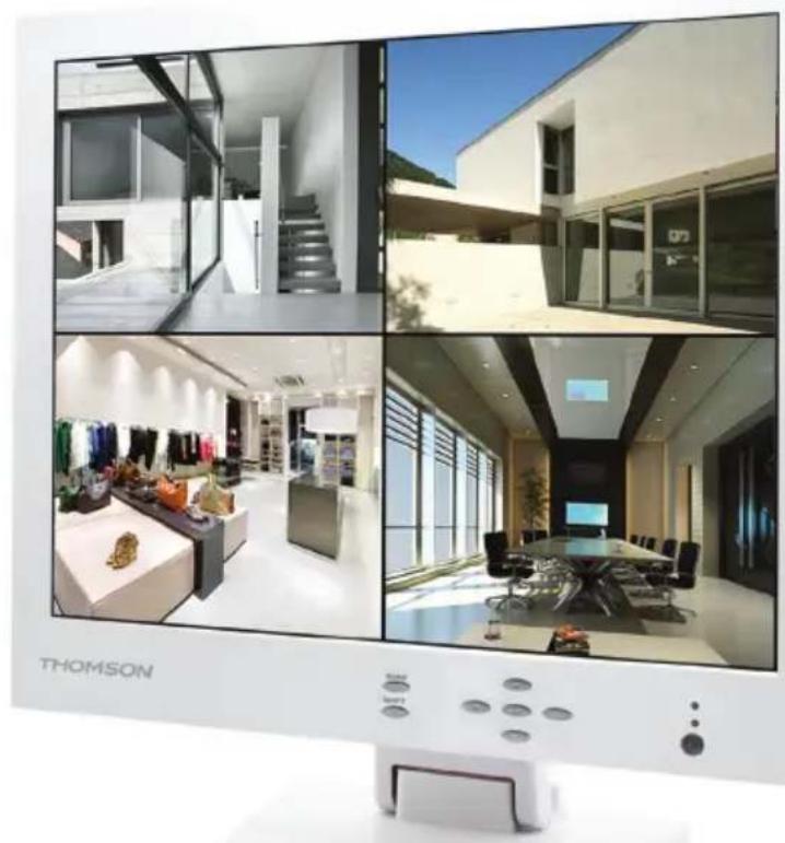 THOMSON 512317 - FR Kit de videosurveillance couleur IP 17 - 8