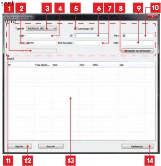 THOMSON 512375 - - CONFIGURATION A L'AIDE DU LOGICIEL THOMVIEW - 3