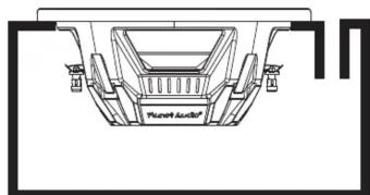 Planet Audio ACR124D - Ported Enclosure - 1