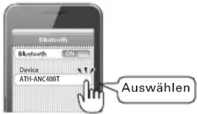 AUDIO TECHNICA ATHANC40BT - Durchführung der Paarung - 1