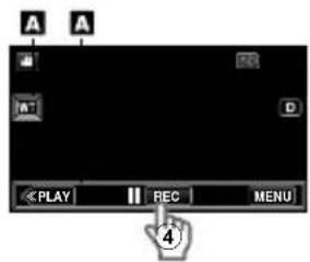 JVC Everio GZV500BUS - Utiliser les iconônes touches/miniatures - 1