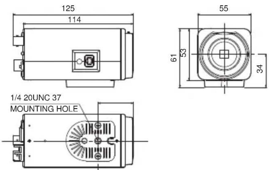 JVC TKC9511EG - Boceto dimensional (Unidad: mm) - 1