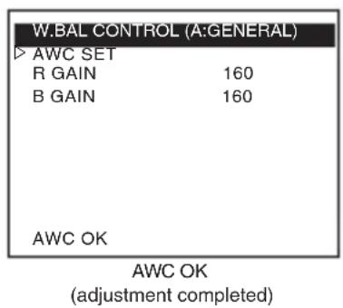 JVC TKC9511EG - Adjusting the Auto White Balance - 3