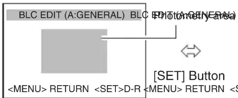 JVC TKC9511EG - BLC Photometry Area Setting - 3