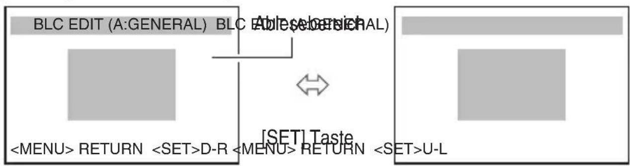 JVC TKC9511EG - Einstellung des Fotometriebereichs für den Gegenlichtkompensation - 2