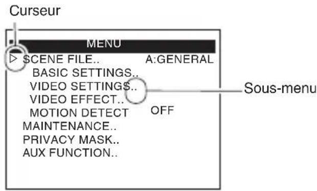JVC TKC9511EG - Réglage du menu - 2