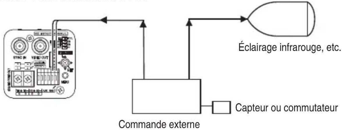 JVC TKC9511EG - Contrôle externe du signal de commutation noir et blanc/ couleur - 1