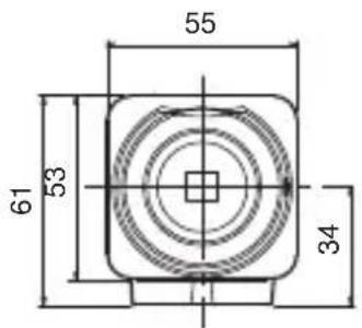 JVC TKC9511EG - Dimensionales Konturenbild (Einheit: mm) - 2